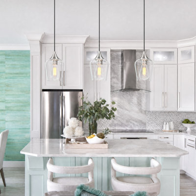 Pendant Light Fixture with Adjustable Height