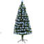 Durham White Light Artificial Christmas Tree w/ LED Star Topper Tri Base-1641991926