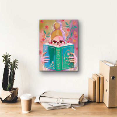 'Petals Of Poetry'  by Michal Loren Art Canvas Wall Art, 12" x 16"