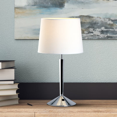 Lampe de table 24,21 po chrome