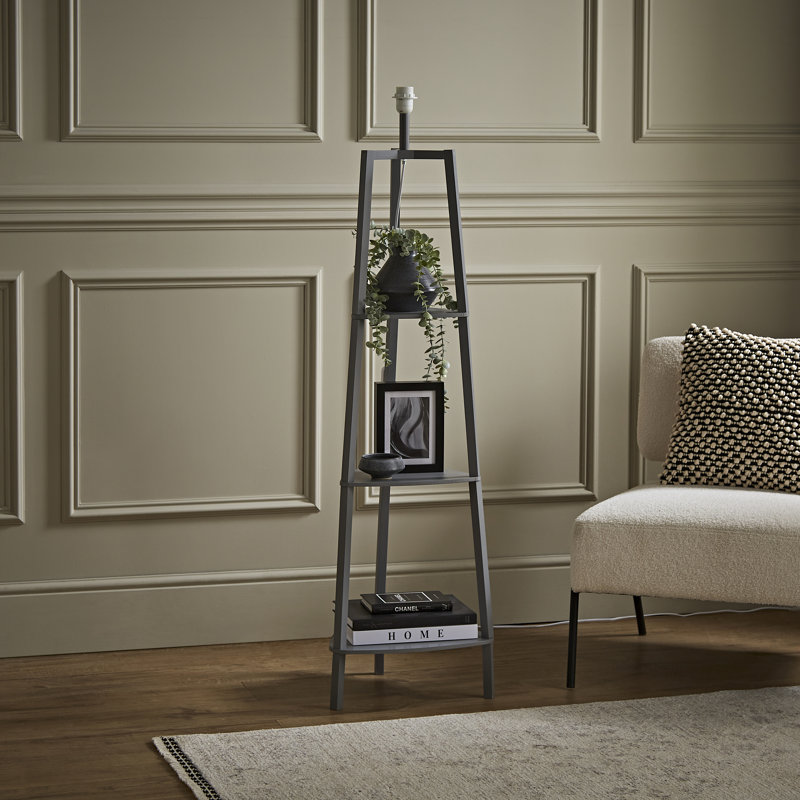Aidrianna 138cm Tripod Floor Lamp, Grey