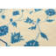 Tapis floral transitionnel kilim tissé à la main ivoire en laine 6 x 9
