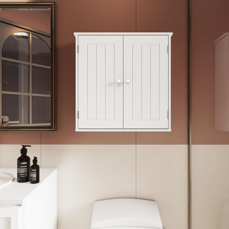 Armoire de rangement compacte avec 2 portes réglables