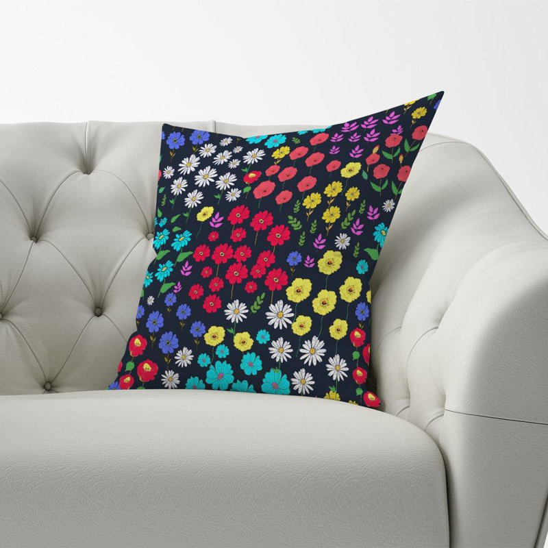 Rou Floral Square Cushion