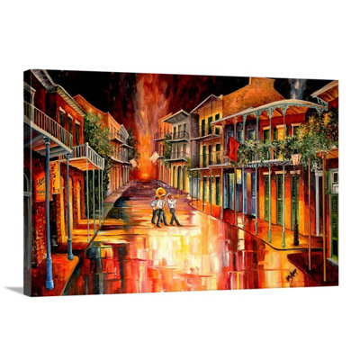 «Royal Street Serenade» par Aniella, reproduction d'art