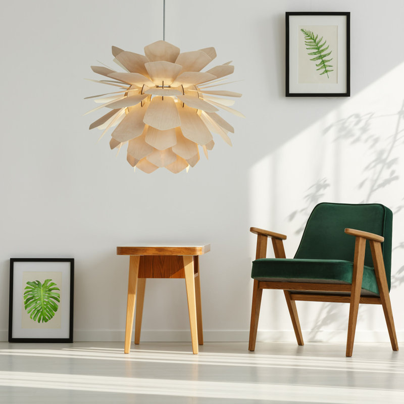 Jamal 1 - Light Natural Unique/Statement Pendant