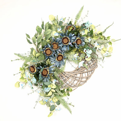 Sunflower 24" Foam Wreath
