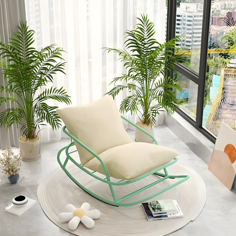 Chaise berçante confortable, Kaki