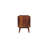 Solid Wood Open-Top Chestnut Media Unit