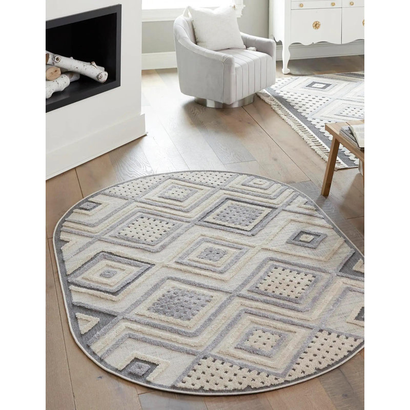 Tapis Flaxton, Ovale 7 pi 10 po x 10 pi