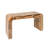 Mango Wood Waterfall Desk with 3 Drawers-1957608492