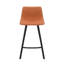 Dasha Microfiber Counter Stool with Metal Legs-832829178