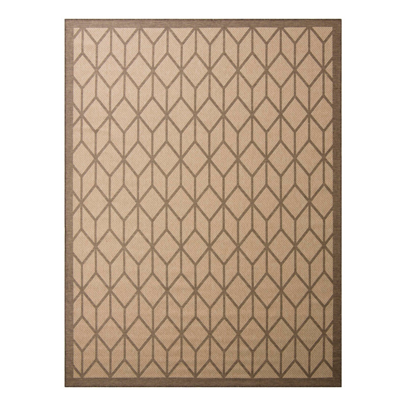 Geometric Indoor Rug, Rectangle 9'2" x 12'