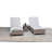 Ashyr 78.7cm Long Reclining Double Chaise with Cushions and Table-1964295748