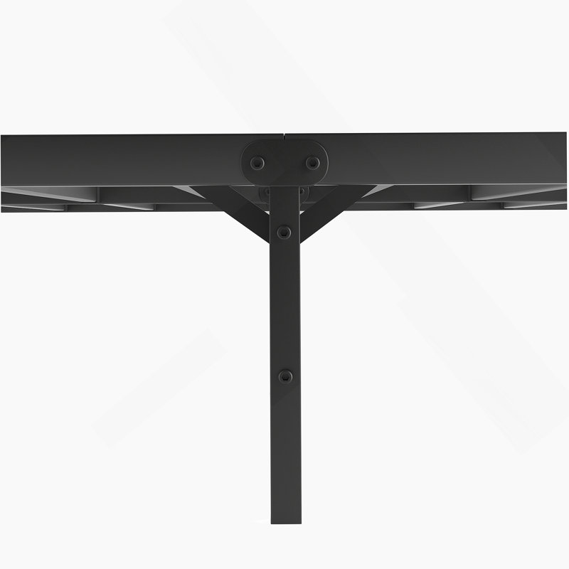 Structure de lit plateforme robuste en métal, aucun sommier nécessaire, taille simple, support fiable et design moderne