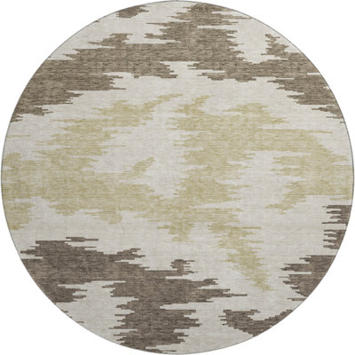 Premium Machine Washable Lisse Chocolate Rug
