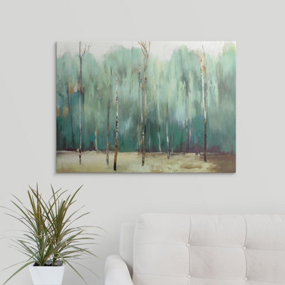 «Teal Forest», reproduction d'art de Bushra