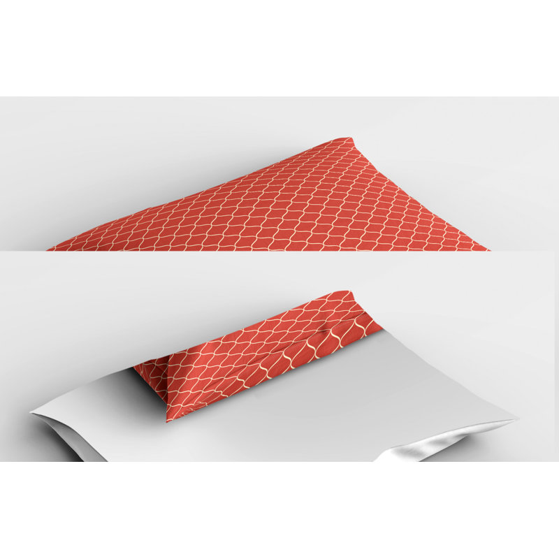 Polyester Geometric Sham Set, Queen