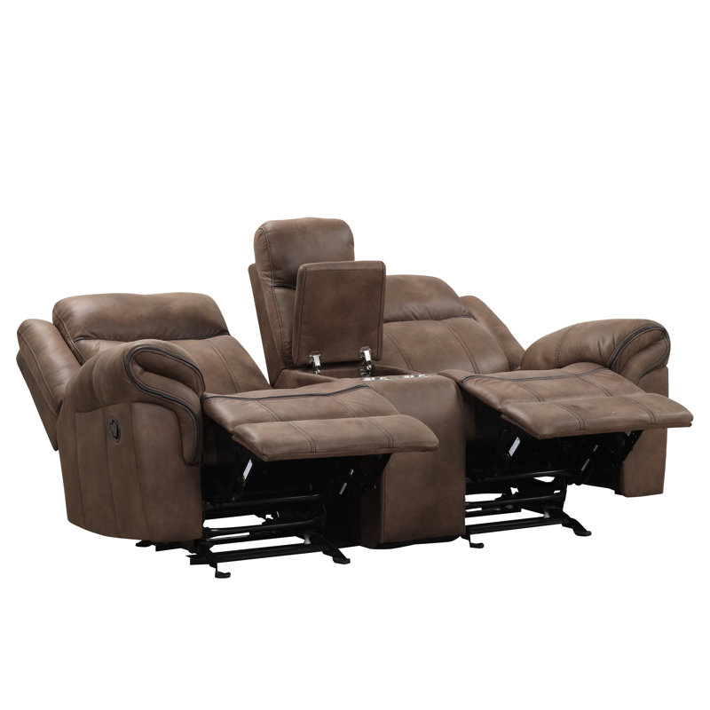 Caenas Upholstered Recliner, Brown