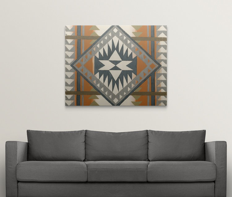 « iii » chariklia zarris, impression River Canyon, H 16 po x l 20 po x P 1,5 po, Toile