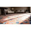 Chinese - Art Deco Knotted Rectangle 1930s Wool Coral Room Size Antique Rug