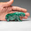 Genuine Polished Malachite Panther Carving (195.2 Grams)