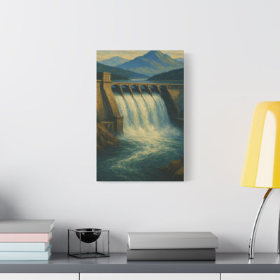 Apel Single Picture Frame Print on Canvas