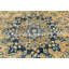Tapis rectangulaire bleu / brun / crème 9 pi 3 po x 12 pi 8 po