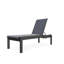 Leeward Sling Marine Grade Polymer Lay-flat Stacking Armless Long Frame Chaise with Wheels-1424787208-1424787247