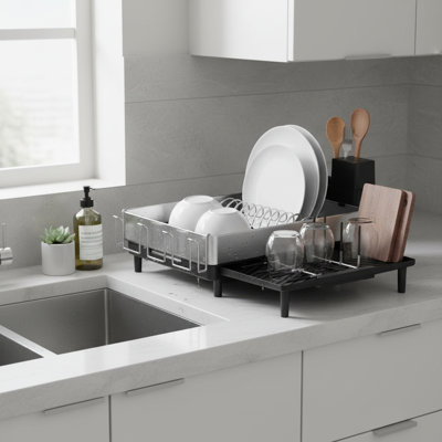 Stainless Steel Expandable Kitchen Dish Rack, Dish Drying Rack