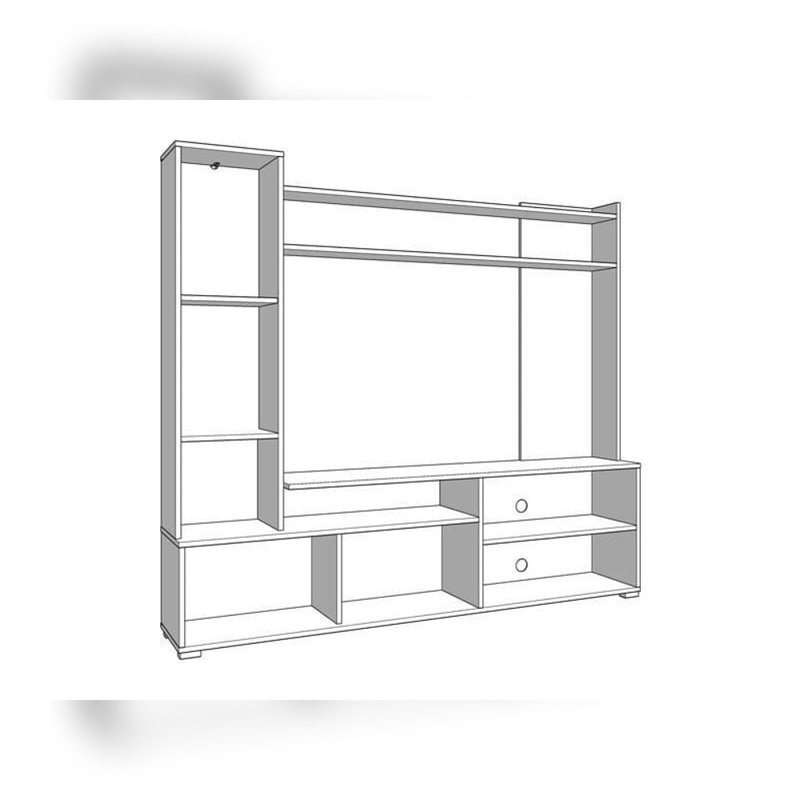 Unfinished TV Stand for TVs up to 65"