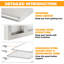 Tablette 72 po x 12 po Concession