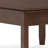 Artisan 36"W Solid Wood Transitional Square Coffee Table with Slatted Open Shelf and Framed Top Design