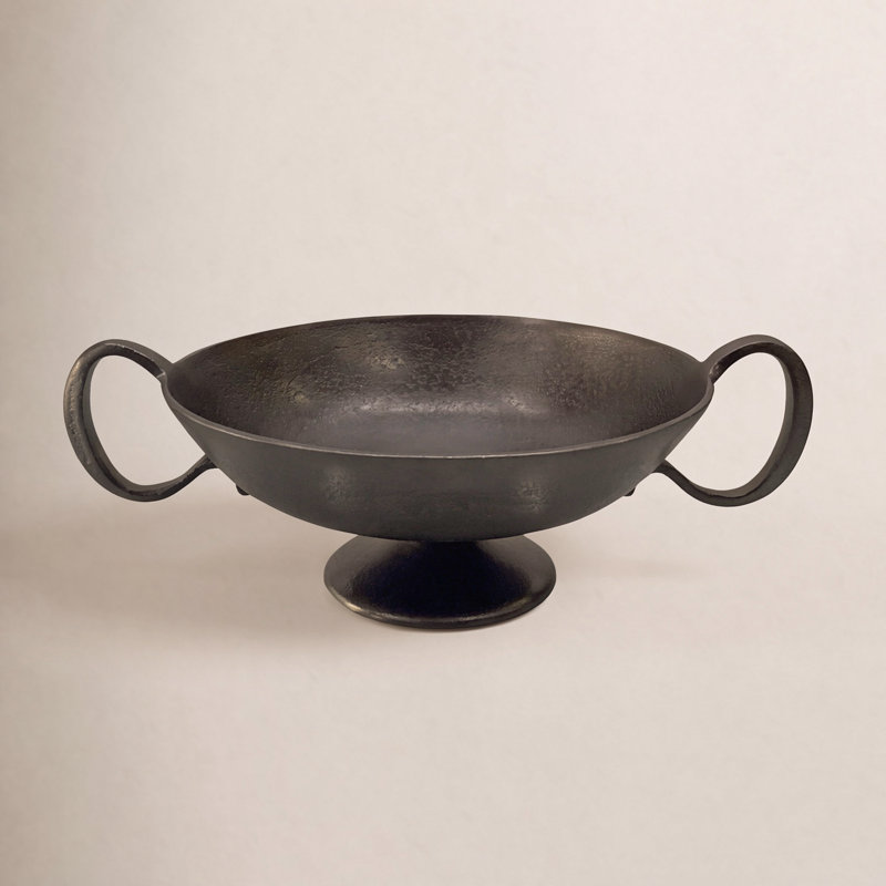 Floris Decorative Bowl Antique Brass Cast Aluminum, Antique Brass