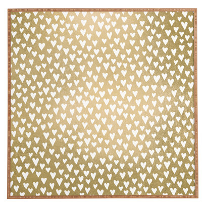 «Little Hearts On», impression encadrée