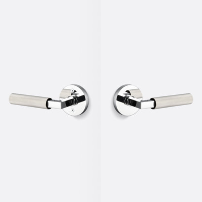 Levanto Round Passage Rosette, Knurled Grip