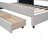 Upholstered Daybed with Trundle and Three Drawers-117190711