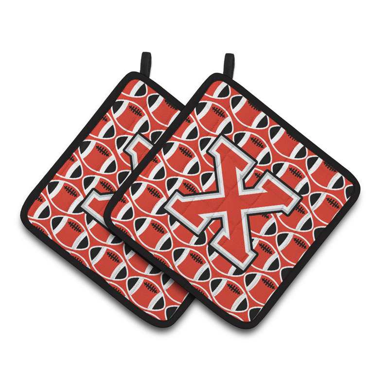 Poignée de football, X, Scarlet / Gris