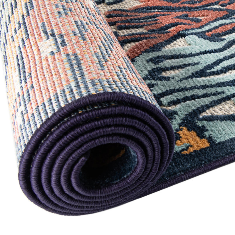 Outdoor Askersund Area Rug Mix Color, Round 3'3"