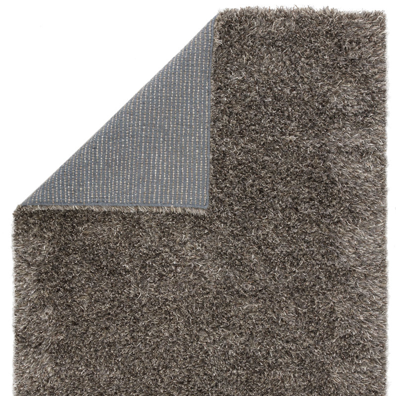 Tapis noir et gris Zepour CMN01 , Rectangulaire 8 pi x 10 pi