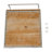 Wall Mount Wine Rack with Fold Down Shelf
