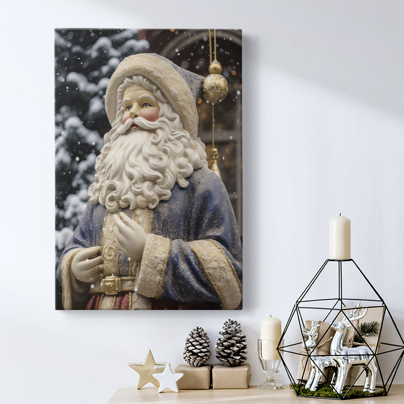Art des Fêtes de Noël - Toile tendue avec châssis DII, H 12 po x l 8 po