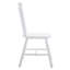 Ensemble de table de salle à manger rectangulaire, table de salle à manger de ferme avec pieds en bois massif et chaises à dossier à lattes Windsor pour cuisine / salle à manger / chambre d'amis-691036797-691036794-691036791