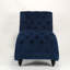 Chaise longue capitonnée sans accoudoirs