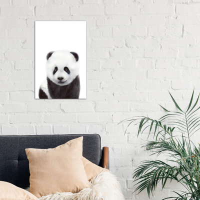 Baby Panda - Wrapped Canvas Painting
