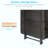 Jamson 48'' W Vinyl Log Rack