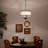 3 - Light Dimmable Drum Chandelier-70048072