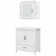 Edion 31.89'' Single Bathroom Vanity with Ceramic Top with Mirror