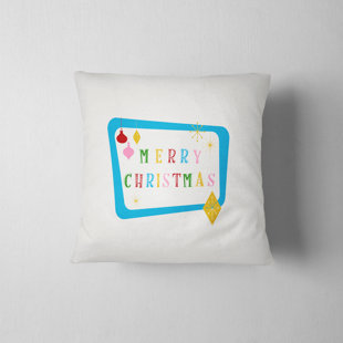 Housse de coussin Retro Christmas Holiday
