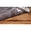 Tapis ivoire / brun en laine / viscose / coton tissé à la main à motif géométrique Mill-1047616228